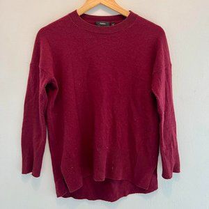 Theory cashmere red sweater